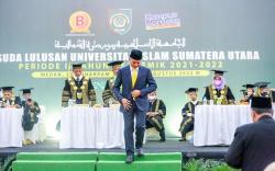 Hadiri Wisuda Mahasiswa, Wagub Sumut: Jangan Hanya Berpikir Mau Jadi PNS<