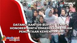 Datangi Kantor Bupati, Tenaga Honorer Solok Selatan Minta Dimasukkan dalam Pendataan Kemenpan RB