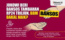 Infografis Jokowi Beri Bansos Tambahan Rp24 Triliun, BBM Bakal Naik? 