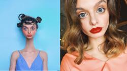 Maria Oz, Model Asal Ukraina yang Punya Mata Paling Besar di Dunia