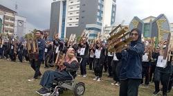 Mainkan Kentongan, Ribuan Mahasiswa UMP Pecahkan Rekor MURI