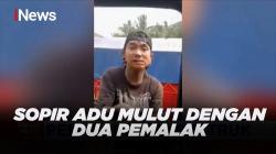 Detik-detik Sopir Truk Adu Mulut dengan Dua Pemalak di Kab. Banten 
