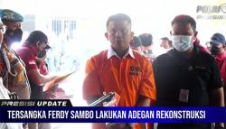 Ekspresi Ferdy Sambo saat Rekonstruksi Pembunuhan Brigadir J: Tenang dan Tersenyum<