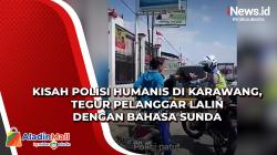 Kisah Polisi Humanis di Karawang, Tegur Pelanggar Lalin dengan Bahasa Sunda