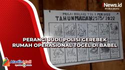Perangi Judi, Polisi Gerebek Rumah Operasional Togel di Babel