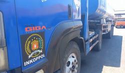 Diduga Sedot Solar Ilegal, Truk Tangki Berlogo Inkoppol Diamankan Aparat Polres Blora