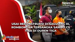 Usai Rekonstruksi di Saguling III, Rombongan Tersangka Sambo CS Tiba di Duren Tiga