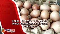 Harga Telur Ayam Melambung, Warga Pandeglang Buru Telur Pecah Kulit