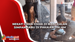 Nekat! Emak-Emak di Bangkalan Simpan Sabu di Pakaian Dalam