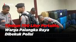 Timbun 700 Liter Pertalite, Warga Palangka Raya Dibekuk Polisi
