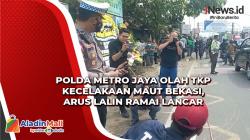 Polda Metro Jaya Olah TKP Kecelakaan Maut Bekasi, Arus Lalin Ramai Lancar