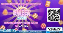 Jadi Pemenang Game Match 3 Sweet Rush di Games+ dengan Satu Jari Saja!
