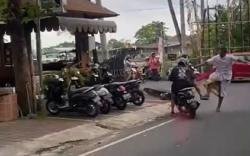 Pria yang Ngamuk dan Acungkan Pisau di Kerobokan Diduga Depresi