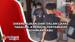 Dikendalikan dari Dalam Lapas Takalar, 6 Remaja Tertangkap Edarkan Sabu