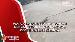 Warga Pasar Rebo Dihebohkan dengan Teror Kadal Raksasa, Begini Penampakannya