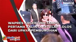 Wapres Argentina Tampil Pertama Kalinya setelah Lolos dari Upaya Pembunuhan