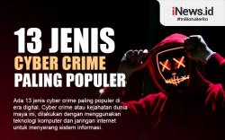 Infografis 13 Jenis Cyber Crime Paling Populer