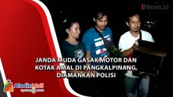 Janda Muda Pencuri Motor dan Kotak Amal di Pangkalpinang Diamankan Polisi