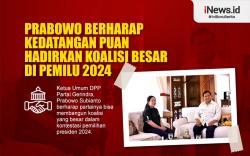 Infografis Prabowo Berharap Kedatangan Puan Hadirkan Koalisi Besar di Pemilu 2024