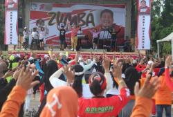 Ribuan Emak-Emak di Parepare Antusias Ikuti Zumba Party Amal Community
