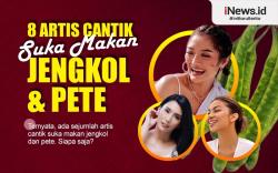 Infografis Artis Cantik Suka Makan Jengkol dan Pete