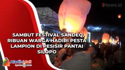 Sambut Festival Sandeq, Ribuan Warga Hadiri Pesta Lampion di Pesisir Pantai Silopo