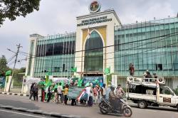 Simpatisan Pendukung Suharso Monoarfa Geruduk DPP PPP, Begini Situasinya