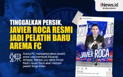 Infografis Javier Roca Resmi Jadi Pelatih Baru Arema FC