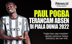 Infografis Paul Pogba Terancam Absen di Piala Dunia 2022