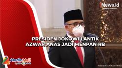 Menpan RB Azwar Anas Resmi Dilantik Presiden Jokowi