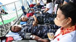 Ringankan Beban Masyarakat, Lantamal VIII Gelar Bakti Kesehatan di Atas KRI Kakap-811 