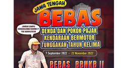Catat, Pembebasan Denda Pajak Kendaraan Bermotor di Jateng Berlaku Mulai Hari Ini