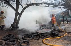 Bengkel Motor di Bantul Hangus Terbakar, Api Berasal dari Pembakaran Sampah