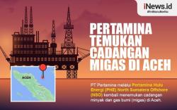Infografis Pertamina Temukan Cadangan Migas di Aceh