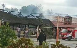 Gedung SMPN 1 Praya Barat Loteng Kebakaran