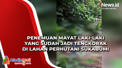 Penemuan Mayat Laki-Laki yang Sudah Jadi Tengkorak di Lahan Perhutani Sukabumi