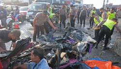 Penampakan Mobil Ringsek Menjadi Puing akibat Kecelakaan Maut di Wonosobo