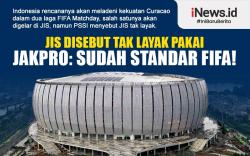 Infografis Jakpro Tak Terima PSSI Sebut JIS Tak Layak Dipakai FIFA Matchday