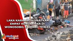  Laka Karambol Libatkan Empat Kendaraan di Wonosobo, 6 Orang Tewas