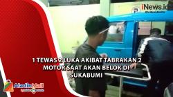 1 Tewas 2 Luka Akibat Tabrakan 2 Motor Saat akan Belok di Sukabumi<