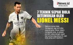 Infografis 7 Teknik Sepak Bola yang Ditemukan Lionel Messi
