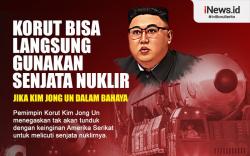 Infografis Korut Bisa Langsung Gunakan Senjata Nuklir jika Kim Jong Un Dalam Bahaya