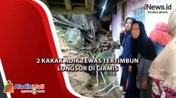 Dua Kakak Adik Tewas Tertimbun Longsor di Ciamis<