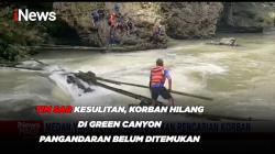 Tim SAR Kesulitan, Korban Hilang di Green Canyon Pangandaran Belum Ditemukan