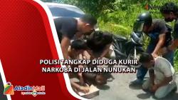 Polisi Tangkap Diduga Kurir Narkoba di Jalan Nunukan<