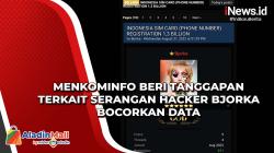 Menkominfo Beri Tanggapan terkait Serangan Hacker Bjorka Bocorkan Data