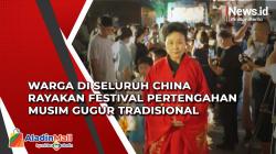 Warga di Seluruh China Rayakan Festival Pertengahan Musim Gugur Tradisional
