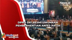 Rapat Paripurna DPRD RI Umumkan Pemberhentian Anies-Ariza
