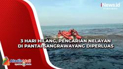 3 Hari Hilang, Pencarian Nelayan di Pantai Sangrawayang Diperluas