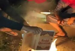 Polisi Ungkap Alasan YouTuber  di Lombok Tengah Bakar Kitab Tafsir Alquran 